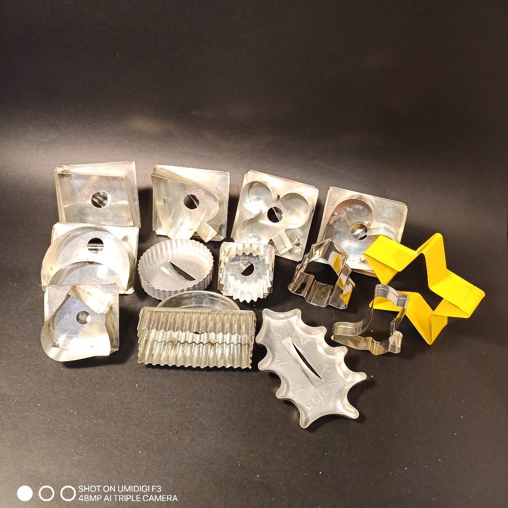 Vintage Metal Cookie Cutters